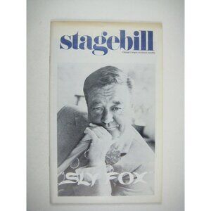 Jackie Gleason Sly Fox Stagebill May 1978 Blackstone Theatre Cleveon Little Levi